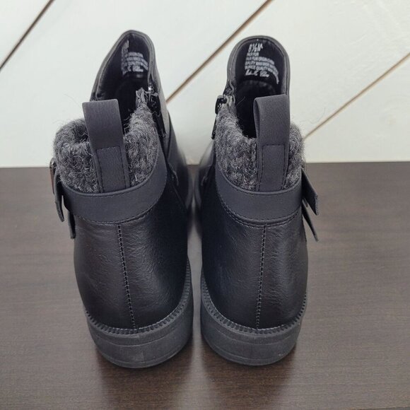 NEW Easy Works By Easy Street Womens 8.5M Ankle Moto Boots Slip Resistant 5CT - Picture 5 of 9